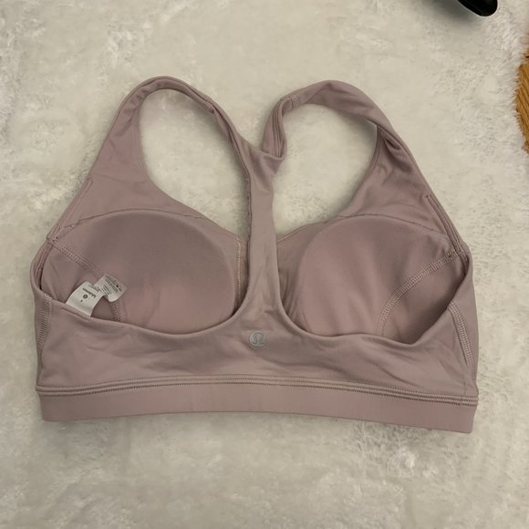 Lululemon Arise Bra C/D Cup Porcelain Pink Size 8 - Picture 7 of 11